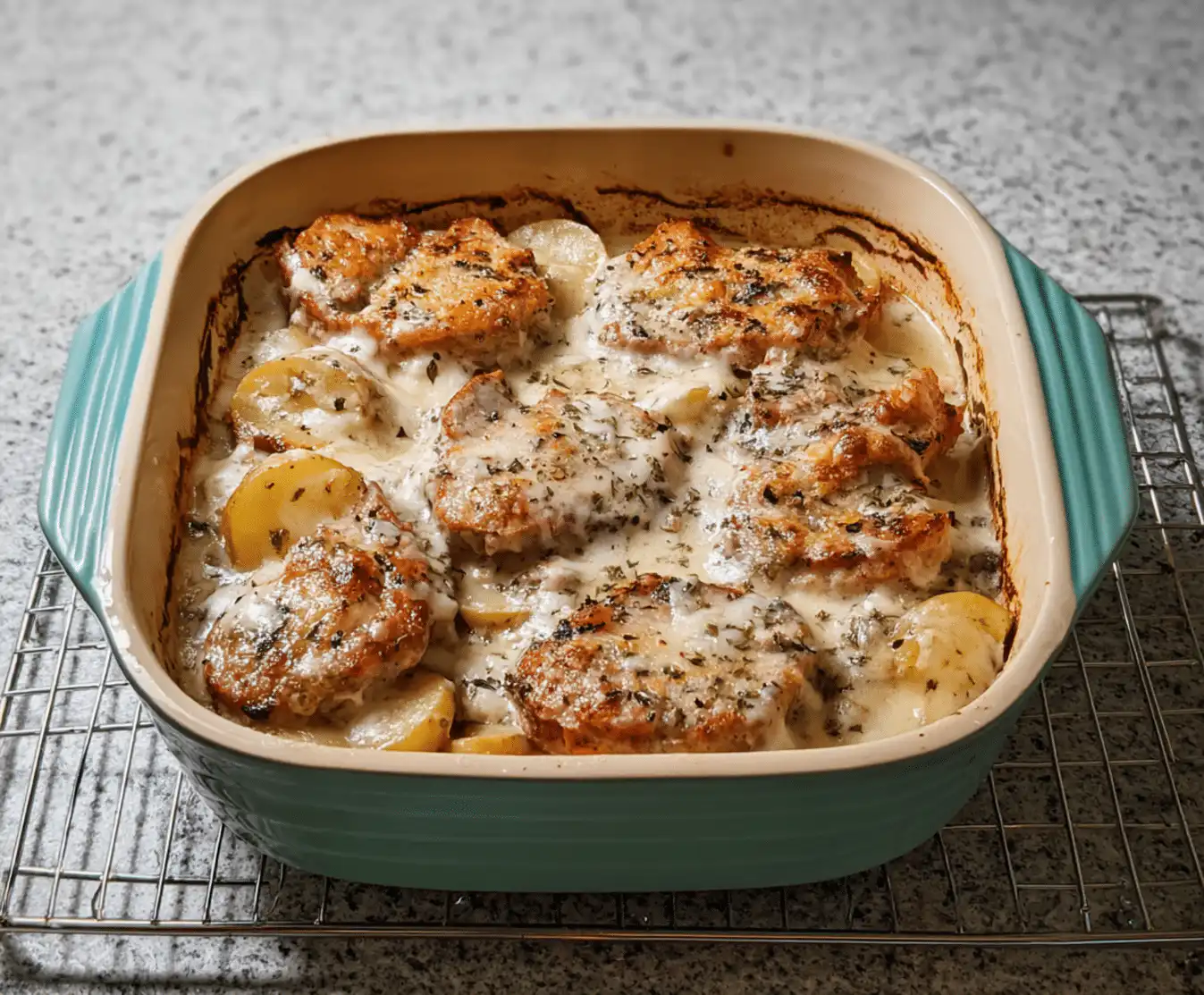 pork chop potato casserole