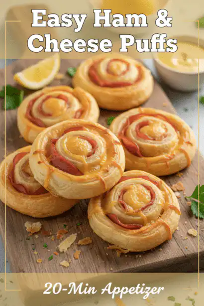 ham and cheese puff pastry