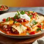 how to make queso chicken enchiladas