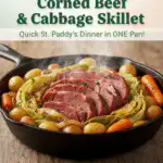30-minute corned beef and cabbage skillet