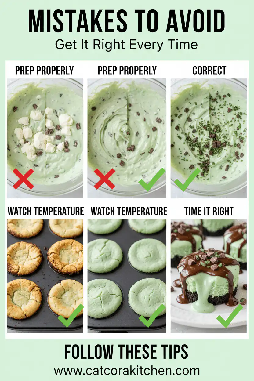 Andes mint mini cheesecakes common mistakes