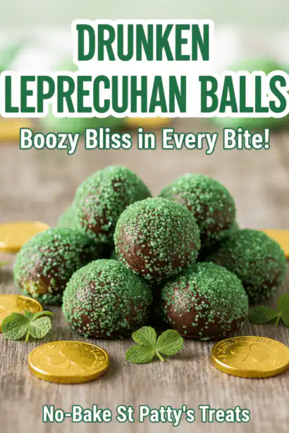 Drunken Leprechaun Balls chocolate