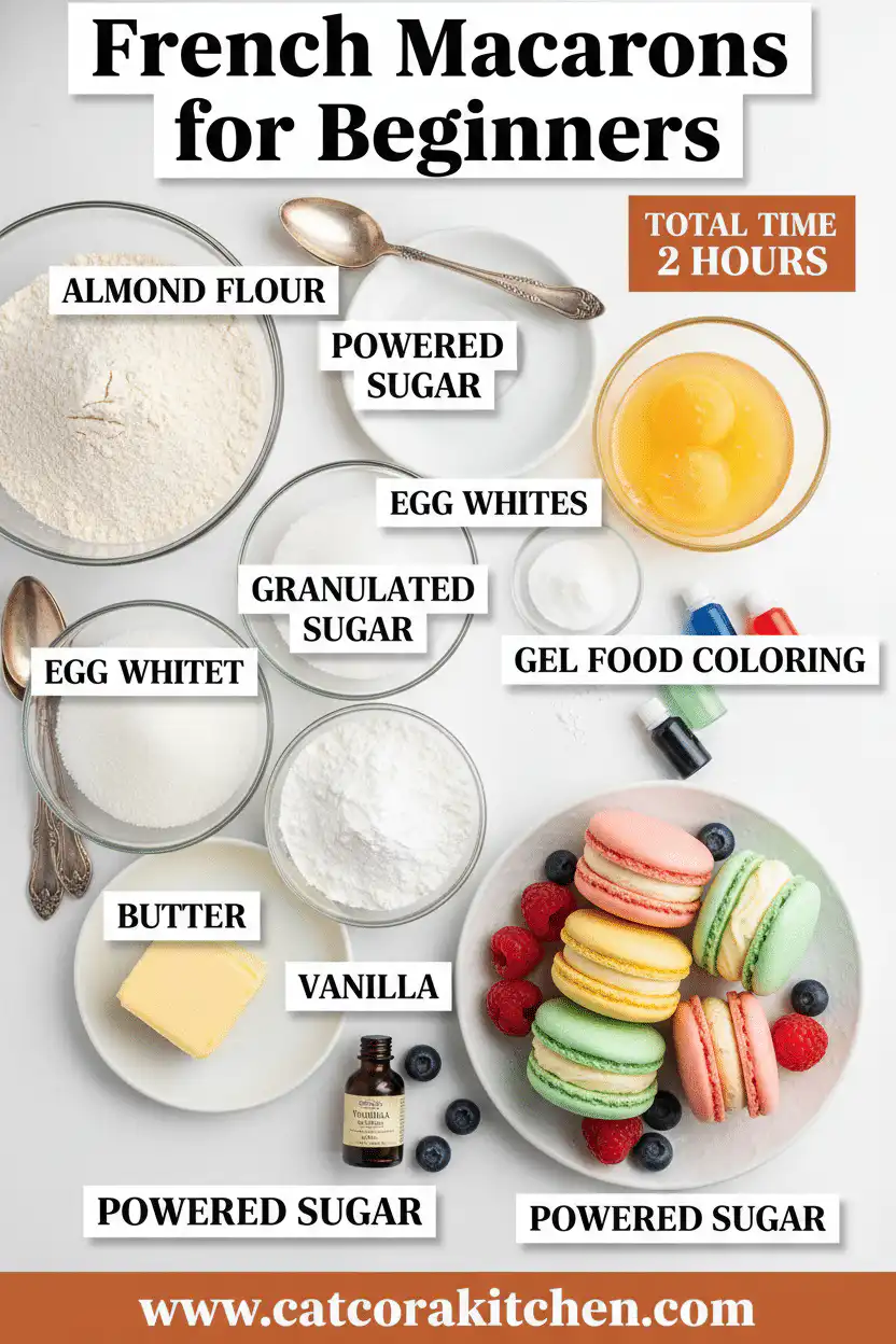 French macarons for beginners ingredients