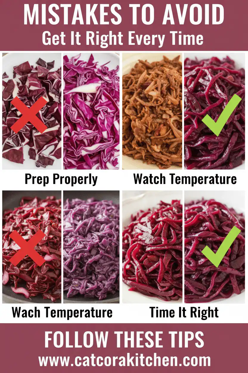 German red cabbage common mistakes