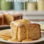 Irish Kerry Apple Cake with Custard Sauce