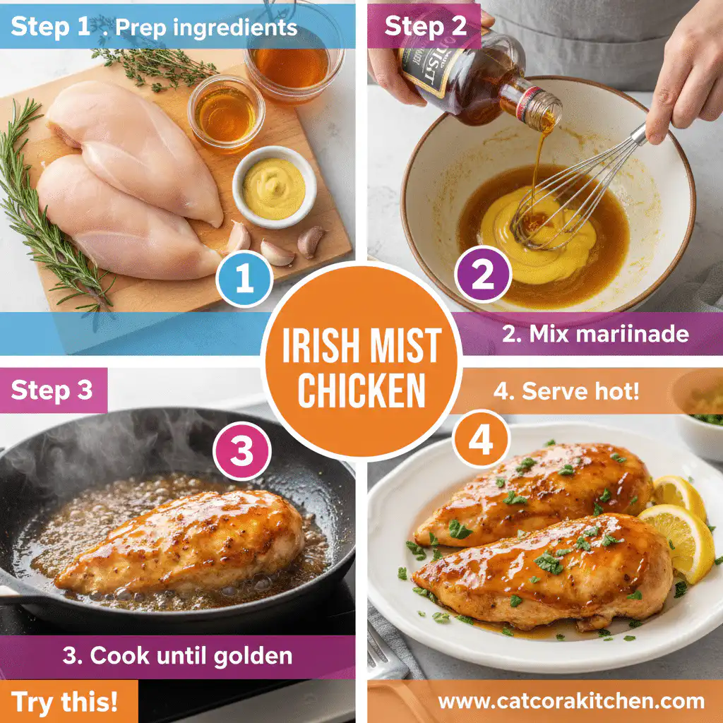 card recipe ingredients and instructions Irish Mist chicken recipe