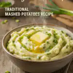 Irish champ mashed potatoes with scallions