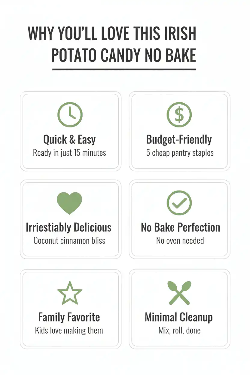 Why you'll love Irish potato candy no bake