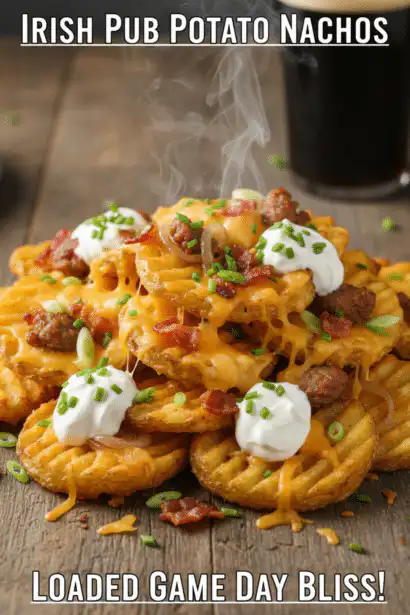 Irish pub potato nachos
