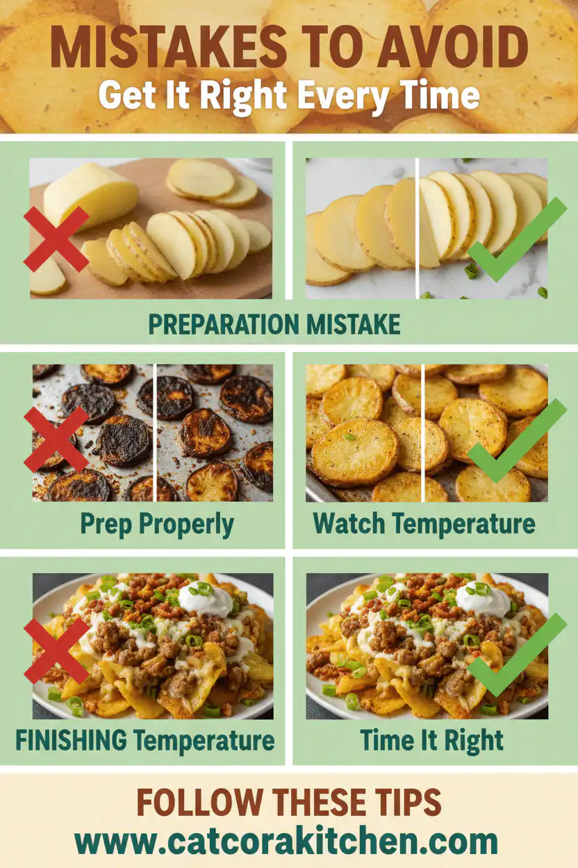 Irish pub potato nachos common mistakes