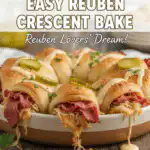 Reuben crescent bake