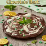 St Patrick's Day chocolate bark