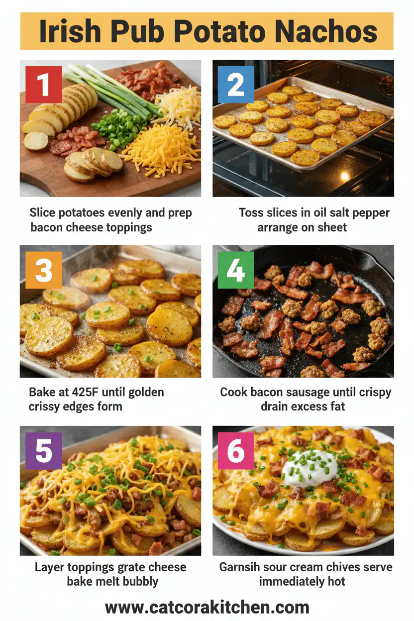 Irish pub potato nachos How to Make