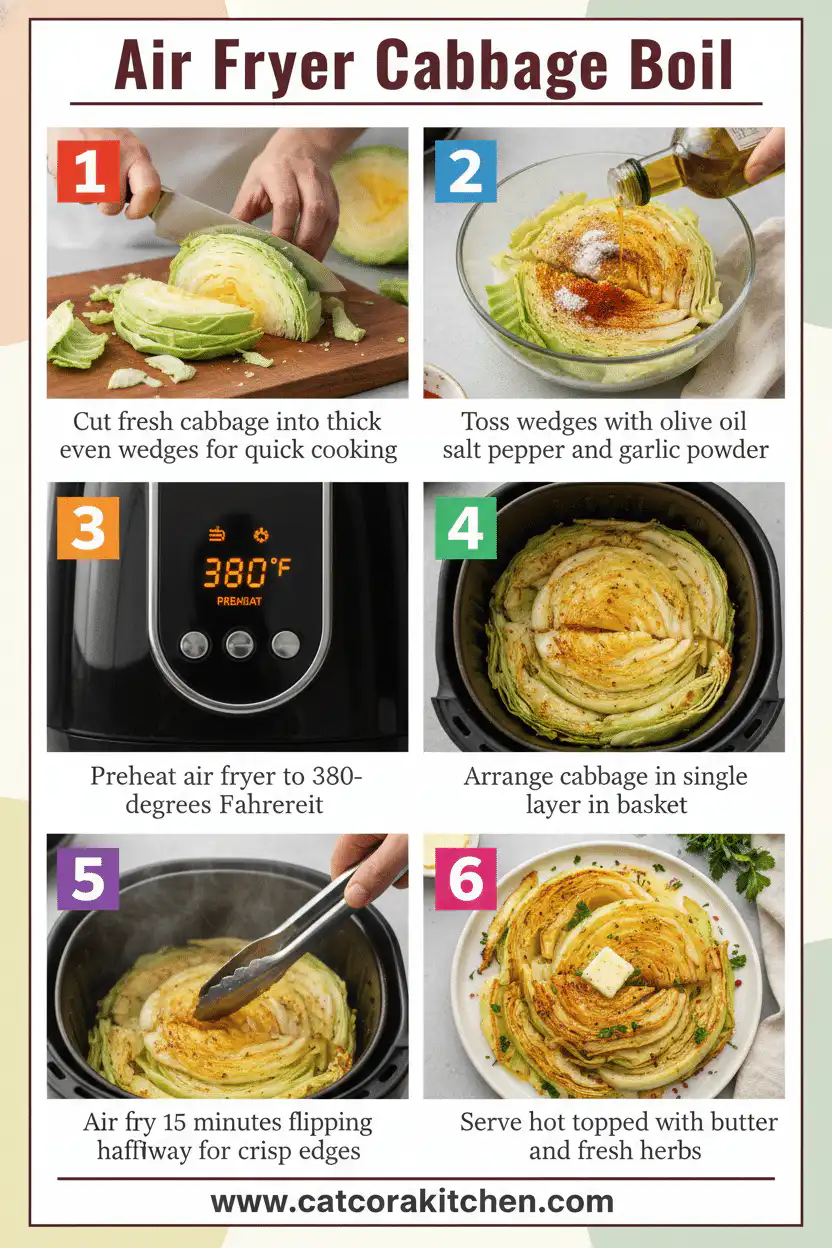 Air fryer cabbage boil how to make
