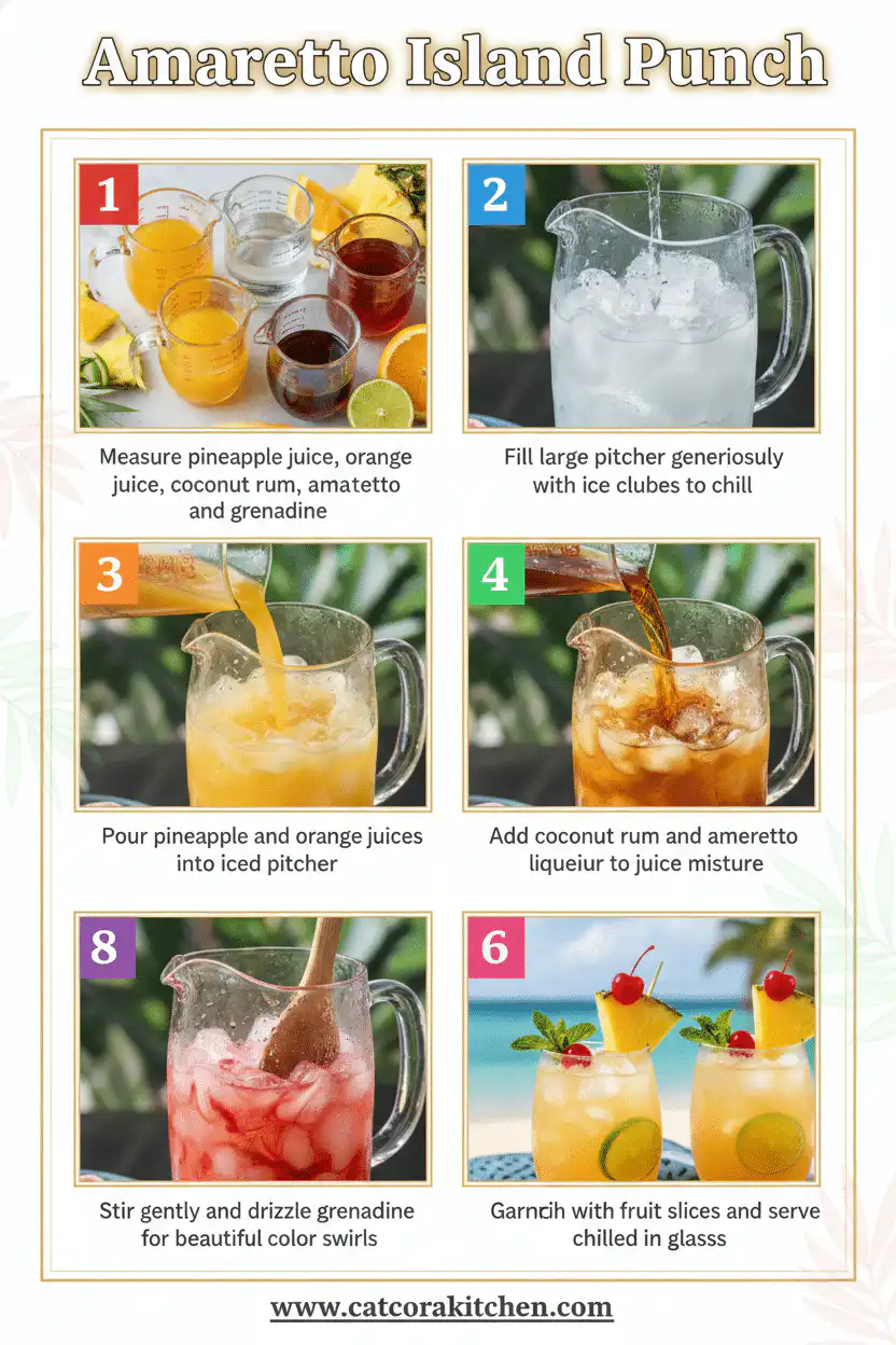 Amaretto island punch how to make