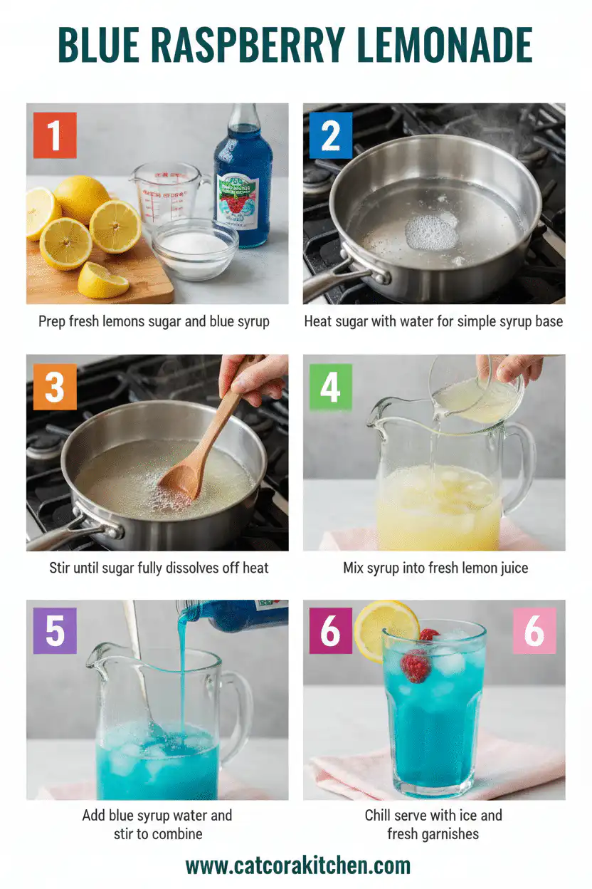 Blue raspberry lemonade how to make