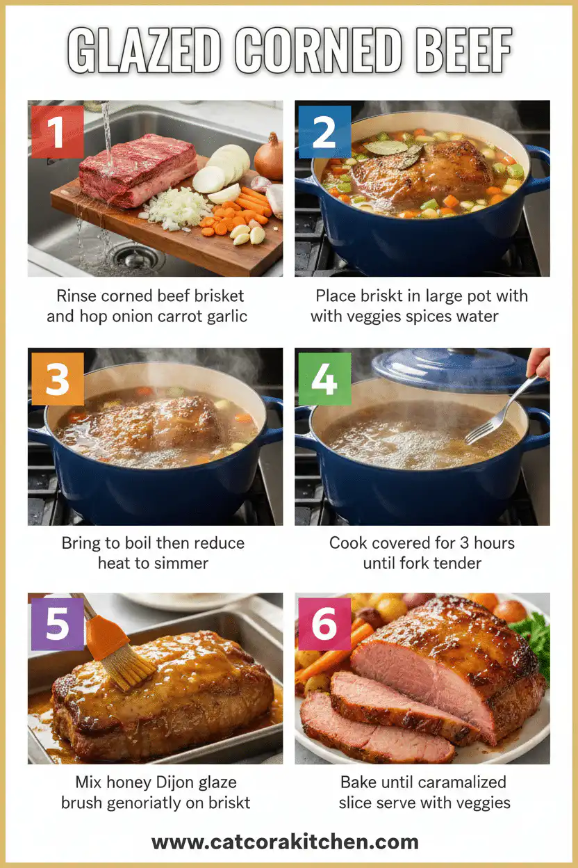 Glazed corned beef recipe how to make