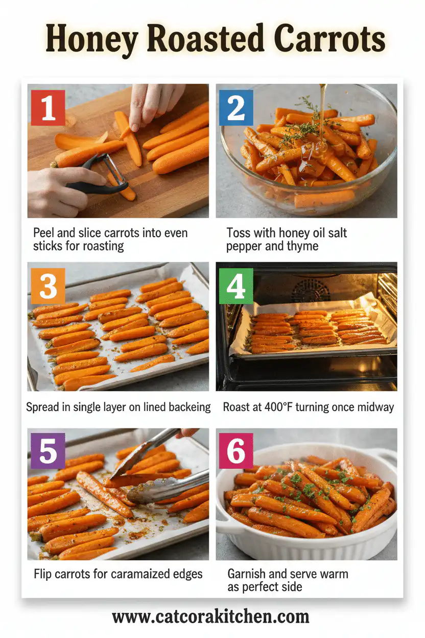 Honey roasted carrots How to Make 