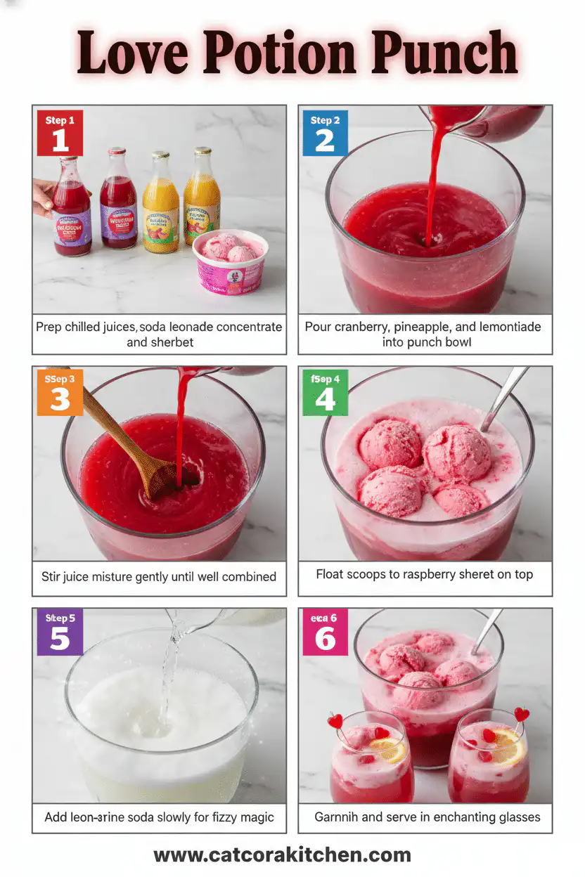 Love potion punch How to Make 