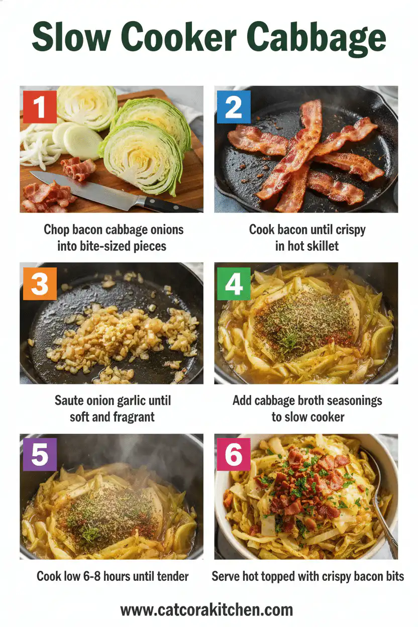 Slow cooker cabbage How to Make