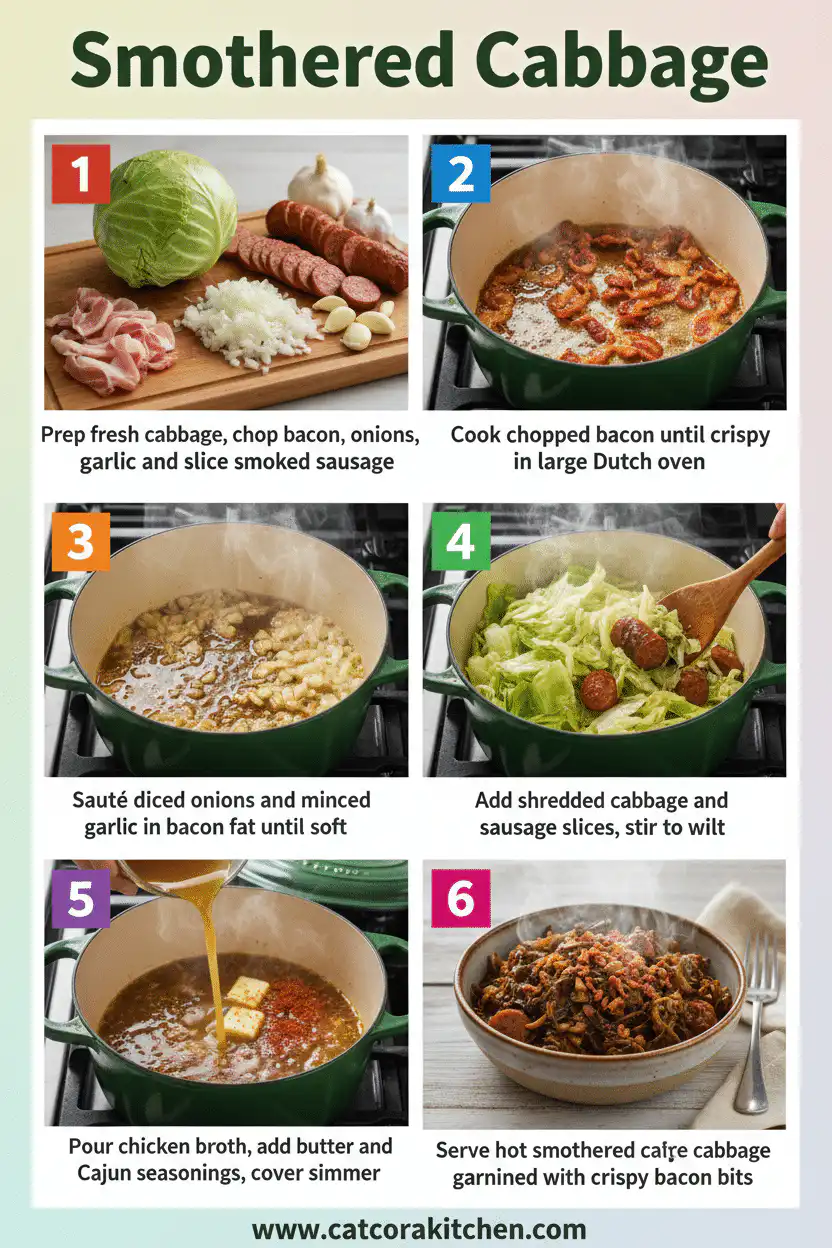 Smothered cabbage how to make