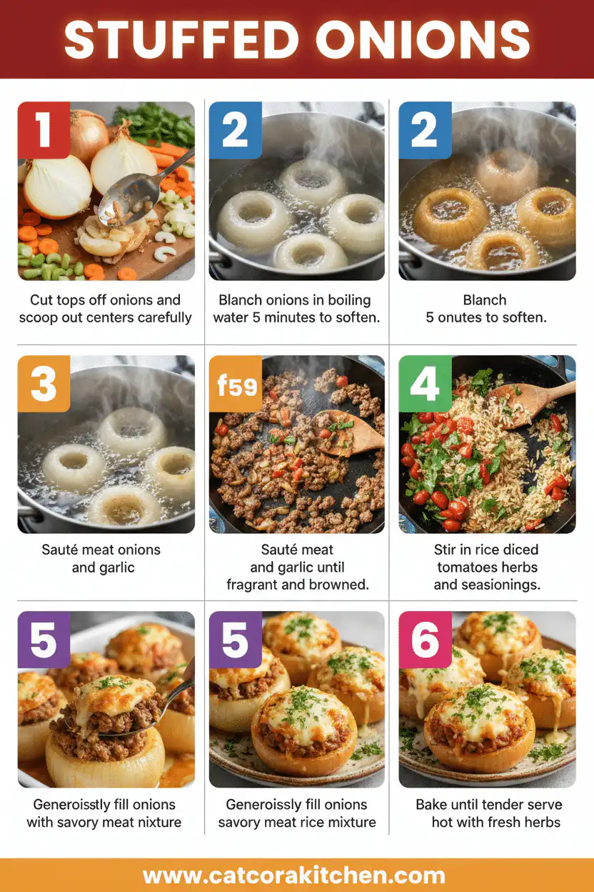 Stuffed onions How to Make