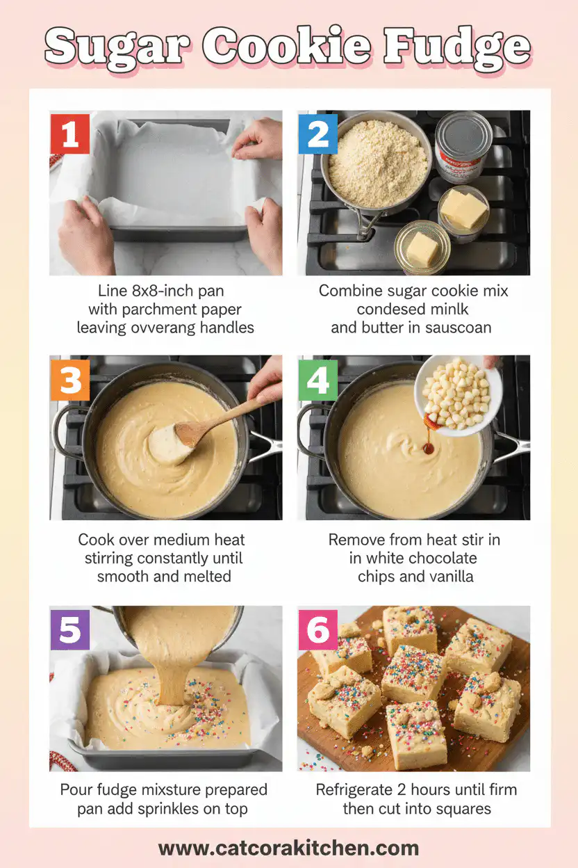 Sugar cookie fudge How to Make 