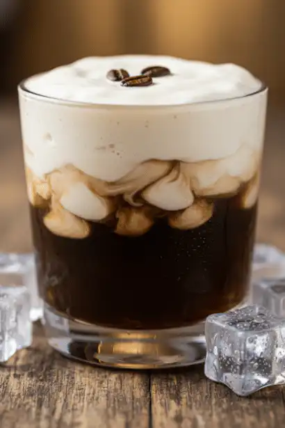 White Russian cocktail