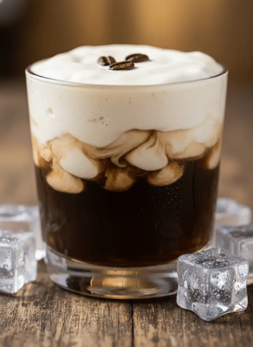 White Russian cocktail