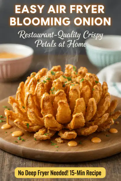air fryer blooming onion