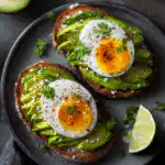 avocado and egg toast