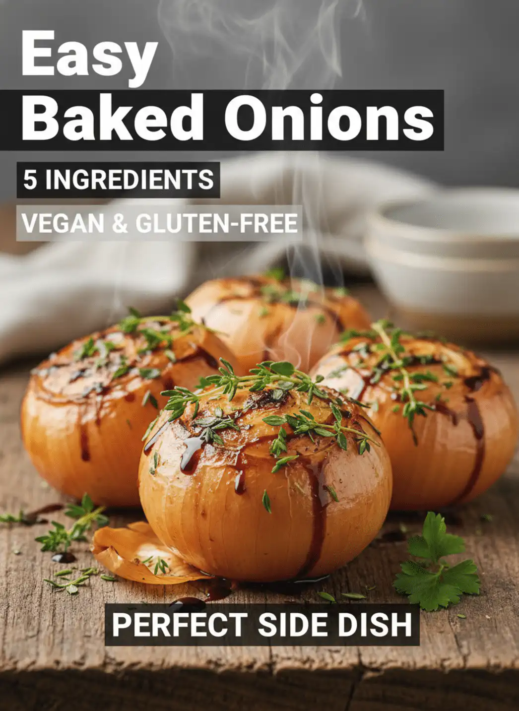 Baked Onions with Butter and Herbs – Tender & Flavorful