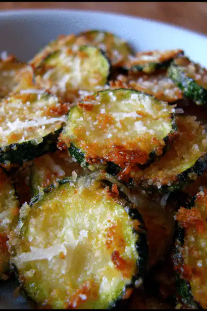 baked parmesan zucchini chips