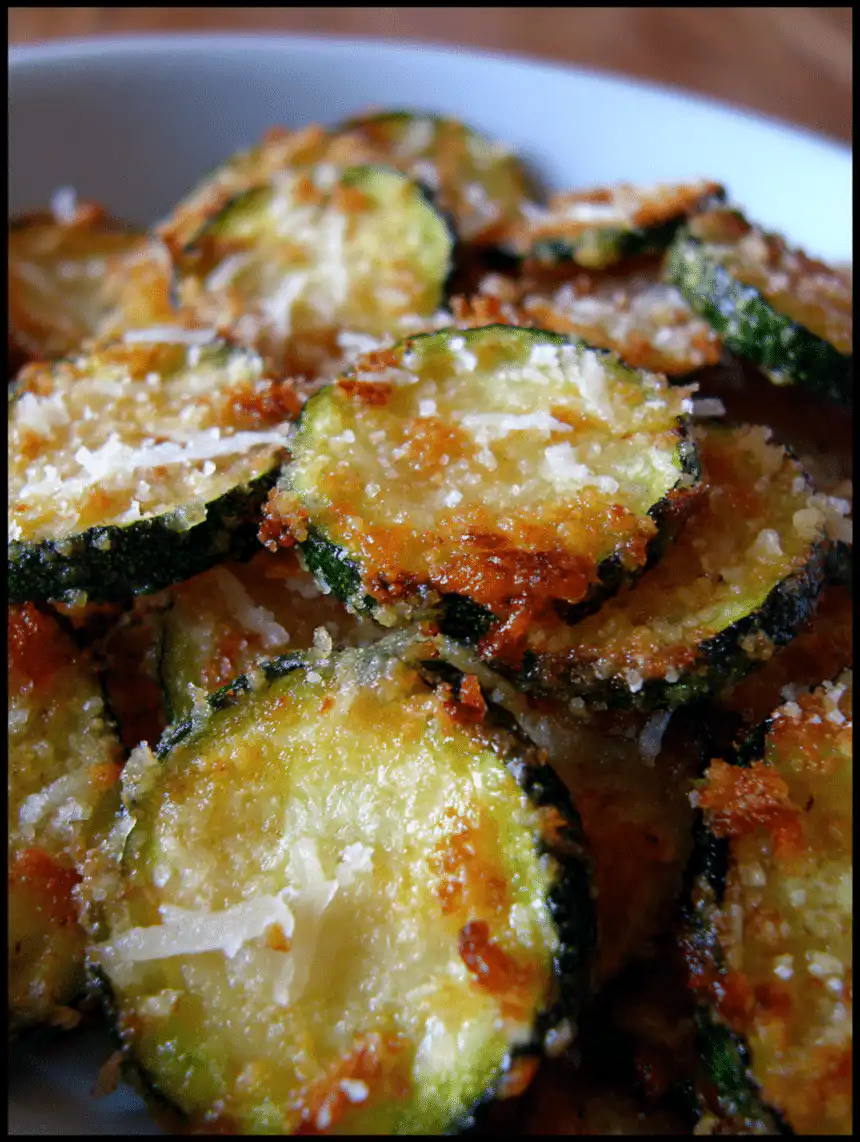 baked parmesan zucchini chips
