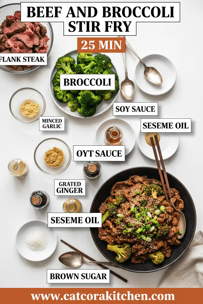 Beef and broccoli stir fry ingredients