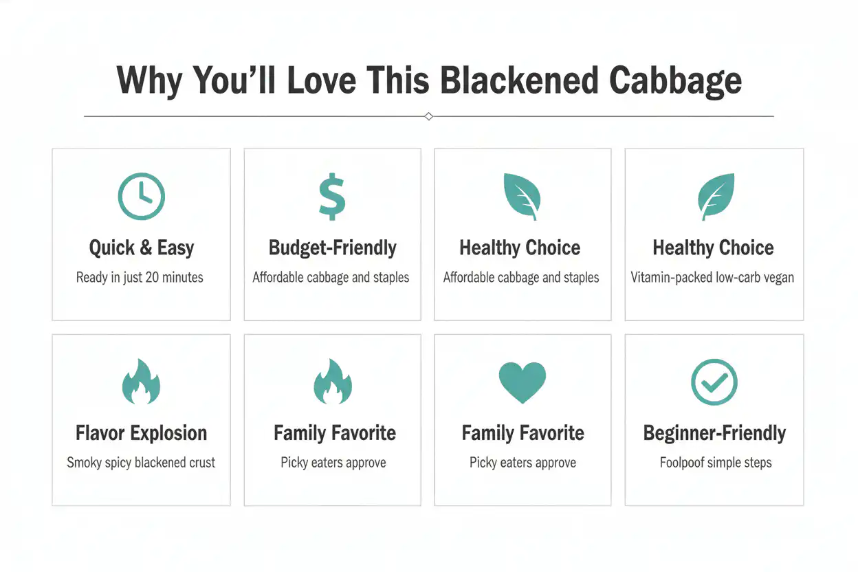 Why you'll love blackened cabbage steaks