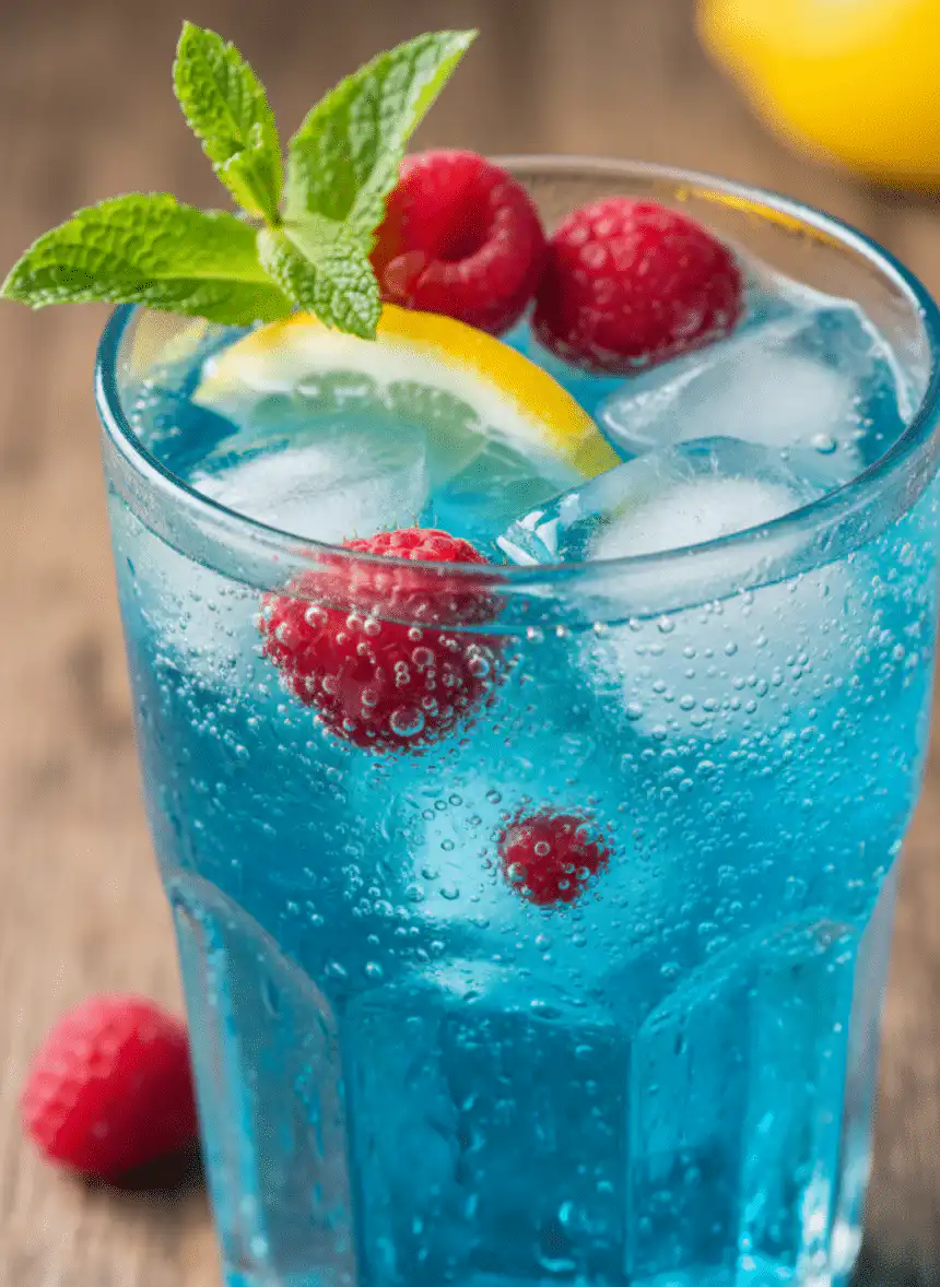 blue raspberry lemonade