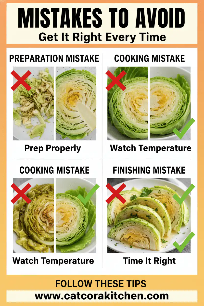 Cabbage boil common mistakes