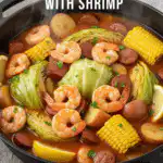 cabbage boil with shrimp