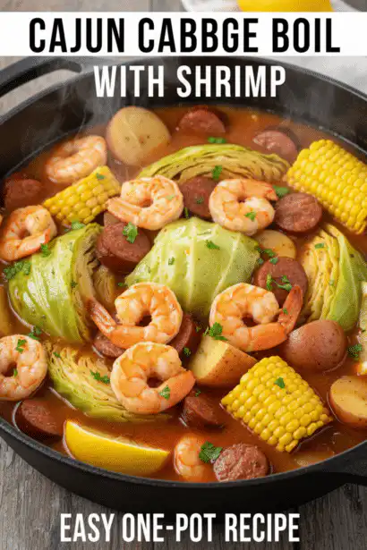 cabbage boil with shrimp