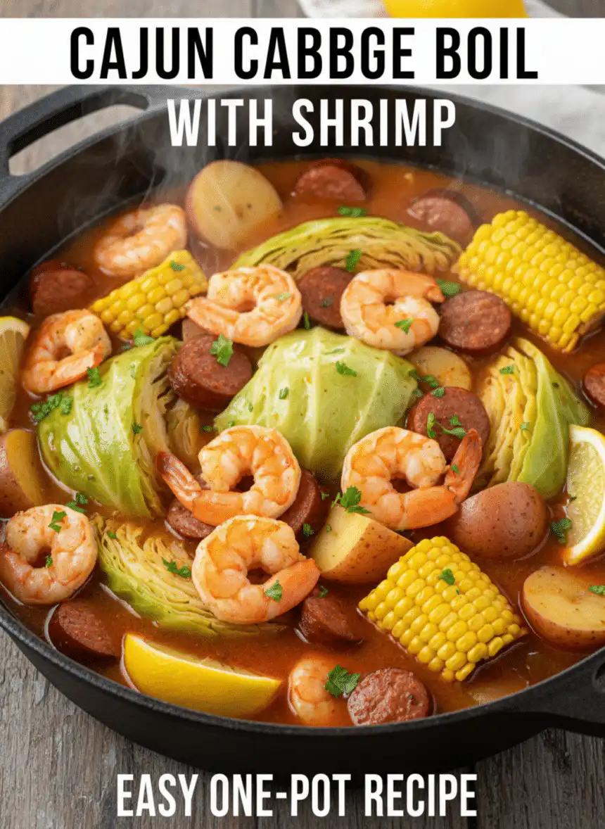 cabbage boil with shrimp