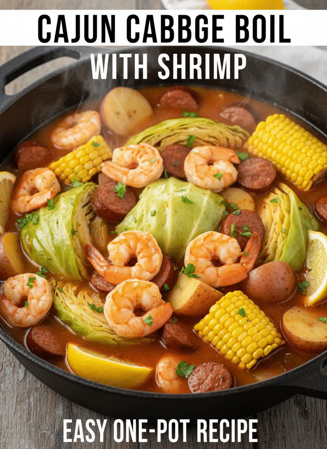 cabbage boil with shrimp