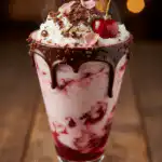 cherry rose mudslide cocktail