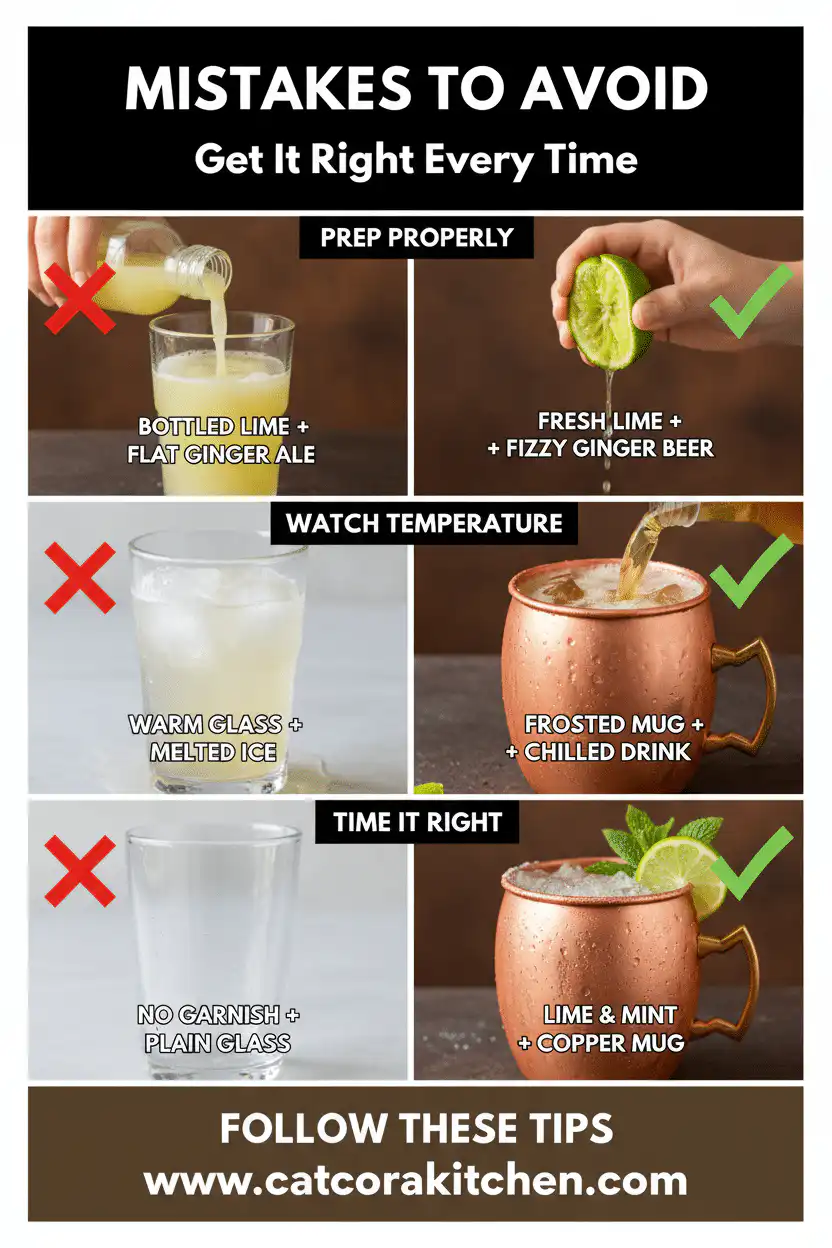 Classic Moscow Mule common mistakes