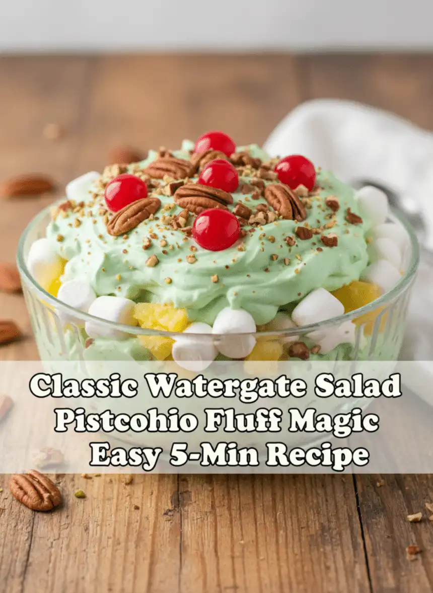 classic Watergate Salad green fluff
