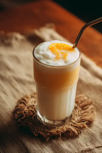 coconut orange drink