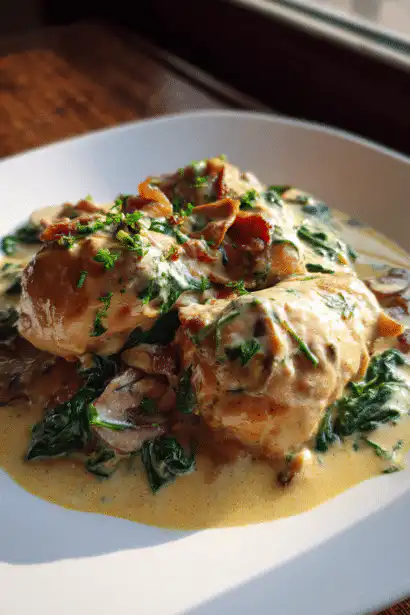 creamy Tuscan chicken