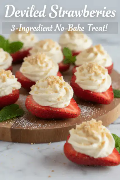 deviled strawberries