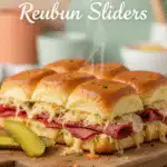 easy baked Reuben sliders