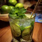 fresh mint mojito